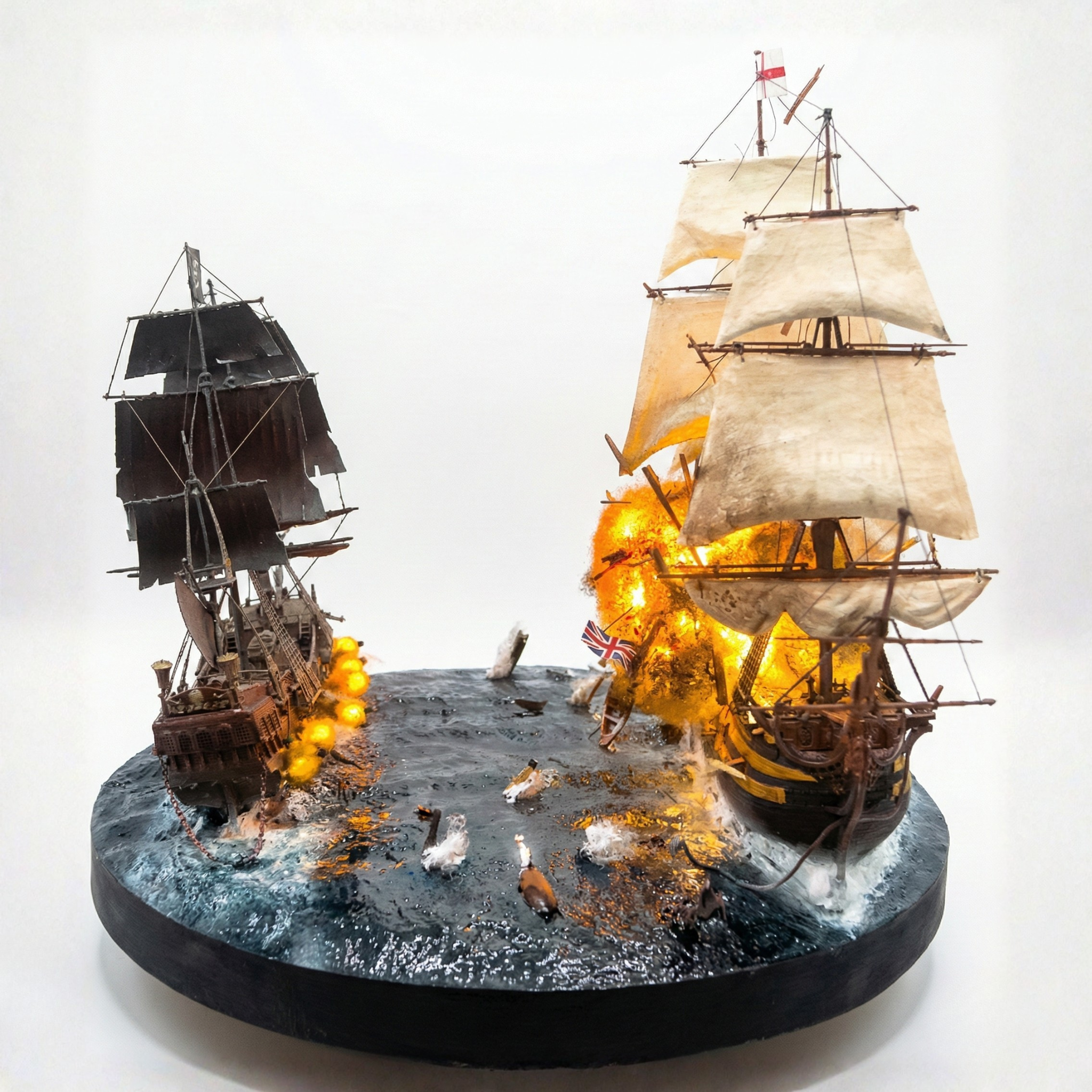 HMS Victory vs. Pirate Raider: The Caribbean Clash