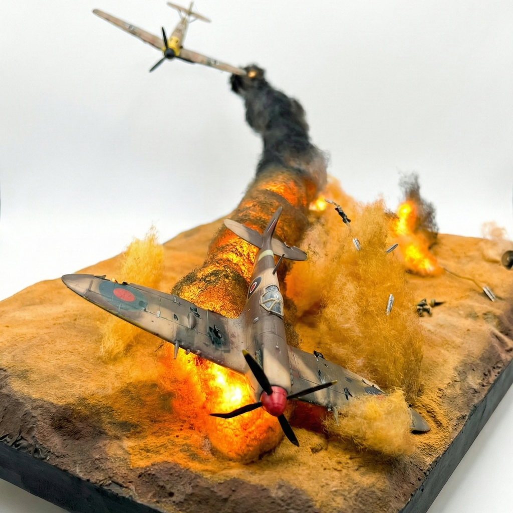 Spitfire & Bf 109: North African Dogfight