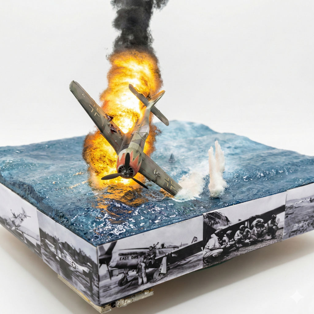 P-51 Mustang vs. Fw 190: Dogfight Over the Ocean