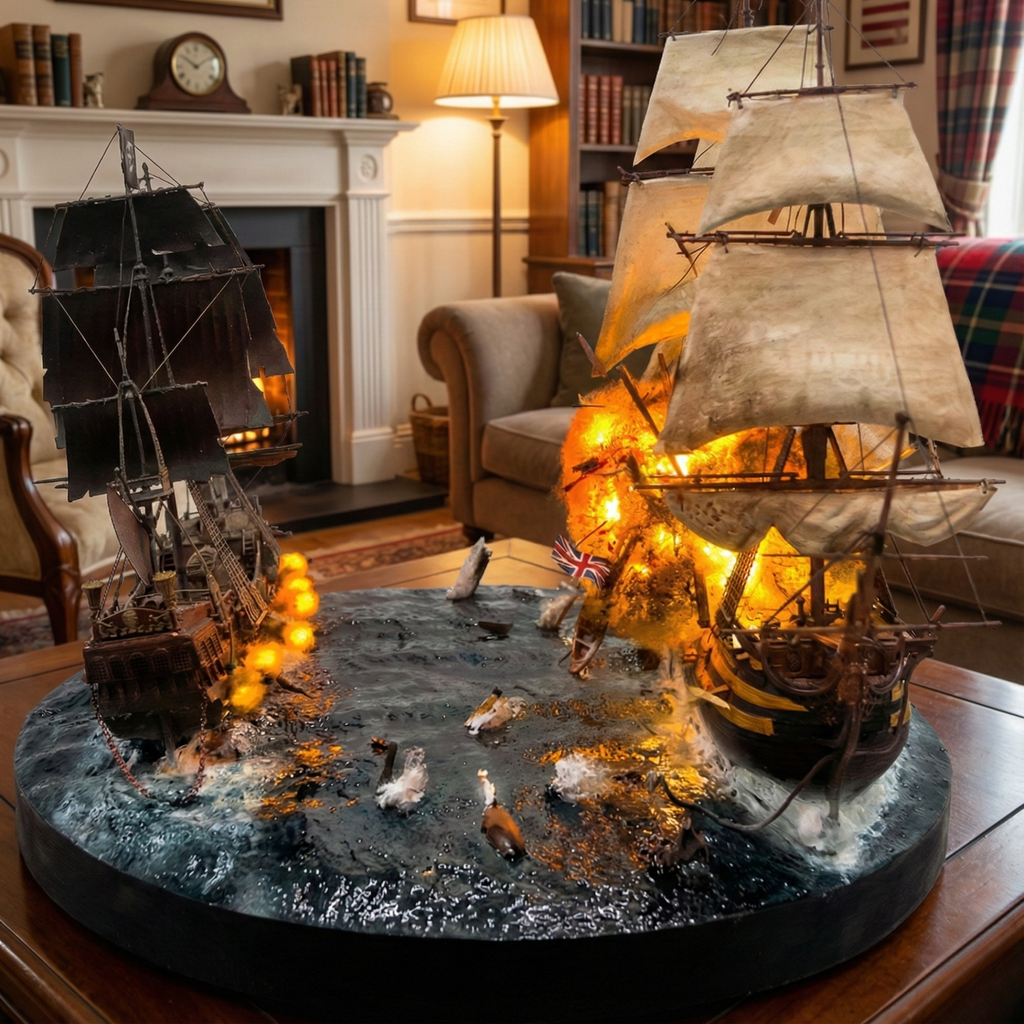 HMS Victory vs. Pirate Raider: The Caribbean Clash