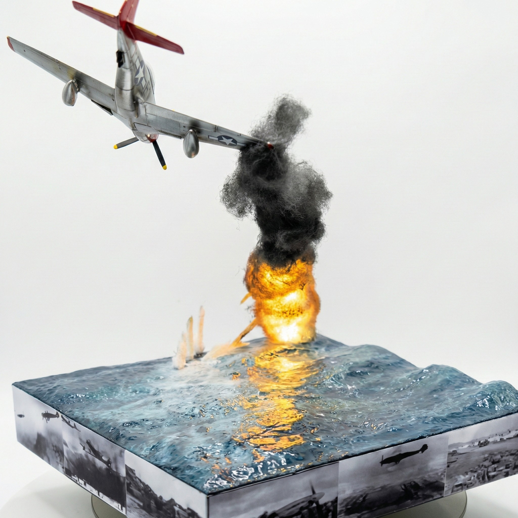 P-51 Mustang vs. Fw 190: Dogfight Over the Ocean