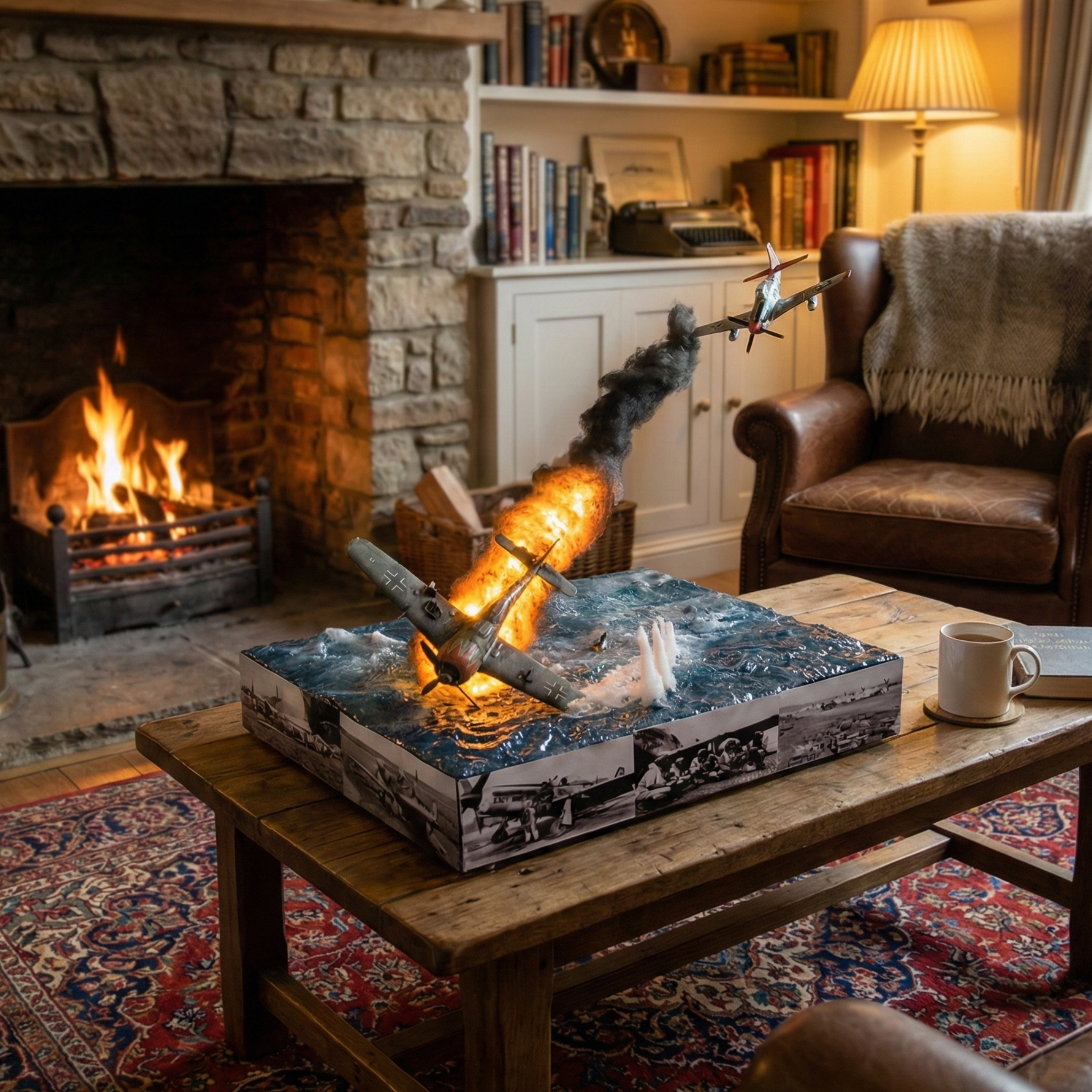 P-51 Mustang vs. Fw 190: Dogfight Over the Ocean